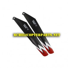 K9C-01 Main Blade A 2PCS Parts For Kingco K9C Helicopter