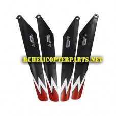 K9C-03 Main Blade 2A+2B Parts For Kingco K9C Keen Eye Helicopter