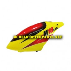 Skytech M18-35-Yellow Canopy for Skytech M18 Helicopter