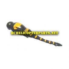 HAK377-01B Body Left Yellow for HAK377 Parts for Hak377 Helicopter