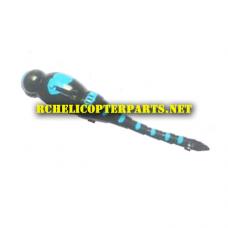 HAK377-01C Body Left Blue for HAK377 Parts for Hak377 Helicopter