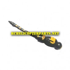 HAK377-02B Body Right Yellow Parts for Hak377 Helicopter