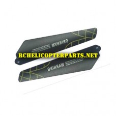 HAK377-05B-Yellow Upper Main Blade Parts for Hak377 Helicopter