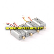 RK2300-37 Clockwise Motor 2pcs and Counter Clockwse Motor 2pcs parts for Polaroid PL2300 Quadcopter Drone