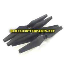 2600-01 Main Propellers 4PCS Parts for Polaroid PL2600 WiFi RC Drone