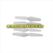 2900-04 White Main Propellers 4PCS Parts for Polaroid PL2900 Drone Quadcopter