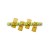 RK800-38-Yellow 4PCS Connector Head of Tail Boom Connector Parts for Polaroid PL800 Sky War Camera Drone