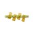 RK800-38-Yellow 4PCS Connector Head of Tail Boom Connector Parts for Polaroid PL800 Sky War Camera Drone
