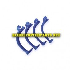 503429-02-Blue Propeller Blade Guard 4PCS Parts for Archos 503429 PicoDrone Quadcopter Drone