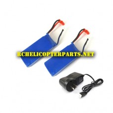 KXL9A-37 Lipo Batteries 2PCS + Wall Charger Parts for Avier Merkury Pro XL GPS Drone XL-9A6180