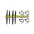 KXL9A-38 Propellers 4PCS + Guard 4PCS Parts for Avier Merkury Pro XL GPS Drone XL-9A6180