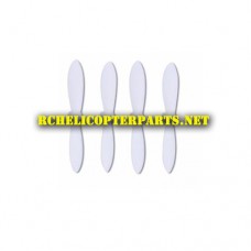 QDR-RCRS -02 White Propellers 4PCS Parts for AWW Alta AW-QDR-RCRS Quadrone Racers Racing Drone