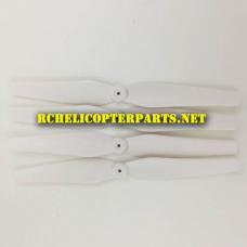 VBF-01-White Propellers 4PCS Parts for Black Fin GPS Drone with Follow Me Technology