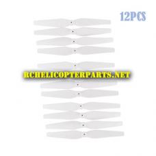 VBF-51 Main Propellers 12PCS Parts for Black Fin GPS Drone with Follow Me Technology