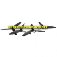 F13-01 Propeller Blades Props 4 Pieces Parts for Contixo F13 Quadcopter Drone