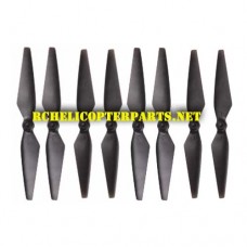 F18-41 Main Blade Propellers 8PCS Parts for Contixo F18 GPS Drone Quadcopter
