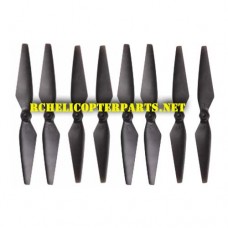 F18-41 Main Blade Propellers 8PCS Parts for Contixo F18 GPS Drone Quadcopter