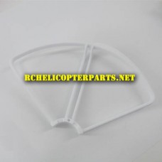 F21-05-White Propeller Guard 1pc Parts for Contixo F21 GPS Drone