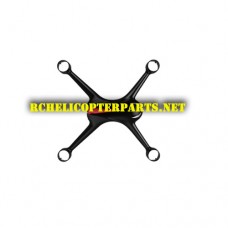 Top Body Shell Replacement for Potensic D80 Drone (Black)