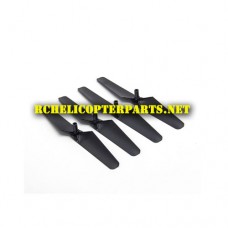 PNT18-01-Black Propellers 4PCS Parts for Potensic T18 GPS FPV RC Drone Quadcopter