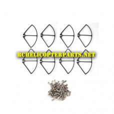 P70-GPS-53 Blade Guard 8PCS with Screws Parts for Promark P70 GPS Shadow Drone Quadcopter