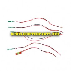 GHDS-010 Set of LED Lights Parts for Sharper Image GPS Video Hover Drone