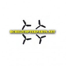 VKDR397BU-01 Main Propellers 4PCS Parts for for Sky Rider DR397BU Sky King Drone-osaur Quadcopter Drone