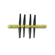 DRC888-01 Main Propellers 4PCS Parts for Vivitar DRC-888 SkeyeView 360 Camera drone