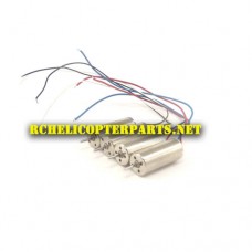 Q400-47 Motors 4PCS (2 Clockwise + 2 Anti Clockwise) Parts for Zoopa Q400 HUNTER Drone Quadcopter