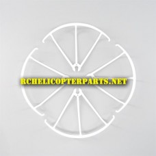 FXCF-04-White Propeller Guard 4PCS Parts for ZuZo FX1 ZU-FXCF-BLK Carbon Fiber Drone