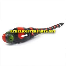 HAK377-01-RED Body Left Size Parts for HAK377 Dragonfly Helicopter