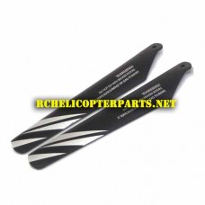 HAK635C-02 Main Blade A 2PCS Parts for Haktoys HAK635C Helicopter