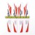 32475-01-RED Main Blades 4PCS Parts for ODS Radiofly Albatrox Helicopter