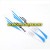 32475-27 Blue Main Rotor A 2pcs Parts for for ODS Radiofly 32475 Albatrox RC Helicopter