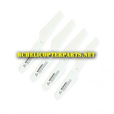 K66-01-White Main Prop Blade 4PCS Spare Parts for kingco K66 Drone Quadcopter