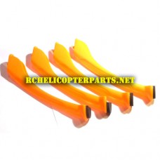 K88-03-Orange  Landing Skid Parts 4PCS  for kingco K88 Drone Quadcopter