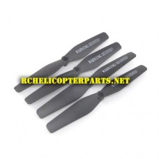 K65-03 Rotor Blade 4PCS Parts for Kingco K65 6-Axis Gryo RC Quadcopter Drone