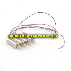 K65-31 Main Motor 4PCS (2 Pieces CW & 2 Pieces CCW) Parts for Kingco K65 Quadcopter Drone
