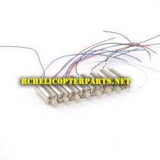 K65-33 Motors 8PCS (4PCS CW + 4PCS CCW) Parts for Kingco K65 Quadcopter Drone