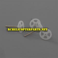 K65-35 Gear with Shaft 4PCS Parts for Kingco K65 Quadcopter Drone