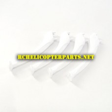 K55G-01-White Landing Skid 4PCS Parts Kingco K55G Vision FPV Drone Quadcopter