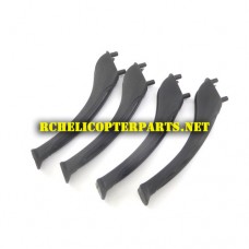 K55G-01-Black Landing Skid 4PCS Parts for Kingco K55G Vision FPV Drone Quadcopter