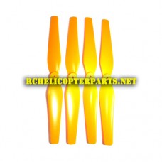 K90-01 Yellow Main Propeller 4PCS  for Kingco K90 Hunter Drone Quadcopter with Gopro Camera