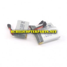 K35-37 Lipo Batteries 380mAh 3PCS Parts for Kingco K35 Drone Quadcopter