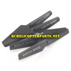 K55C-02-Black Main Propeller 4PCS Parts for Kingco K55C Camera Vision Drone Quadcopter