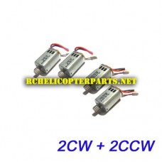 K90W-31 Motors 4PCS 2pcs CW + 2pcs CCW Parts for Kingco K90W Hunter Wifi Drone Quadcopter