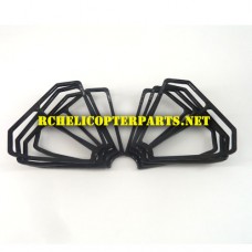 R65-38 Protection Guard 8pcs for ODS Radiofly 37982 Space Monster 65 Quadcopter Drone