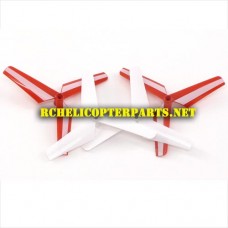 ODY-1388-01-Red Main Rotor Spare Parts for Odyssey ODY-1388 Drone Quadcopter