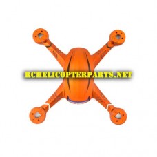 AW-QDR-ELT-02-Red Top Body Parts for AWW AW-QDR-ELT Quadrone Elite-Cam Drone Quadcopter