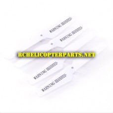 QDR-IST-01-White Main Prop Parts for AWW AW-QDR-IST Quadrone I-Sight FPV Drone Quadcopter